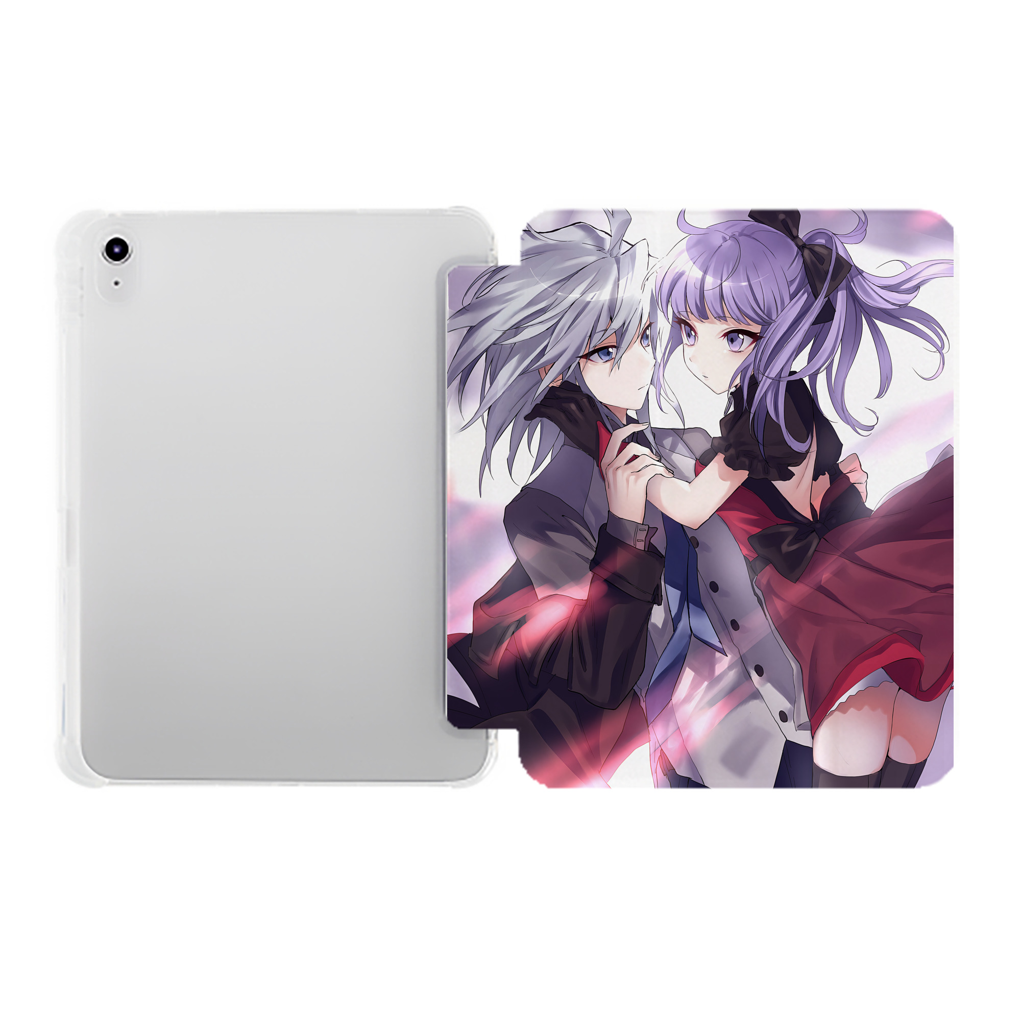 （画像用） 遊☆戯☆王 Yu-Gi-Oh! IPad ケース ペン収納付き 三つ折りスタンド PUレザー×シリコン 対応機種9.5/10.5/10.9インチ